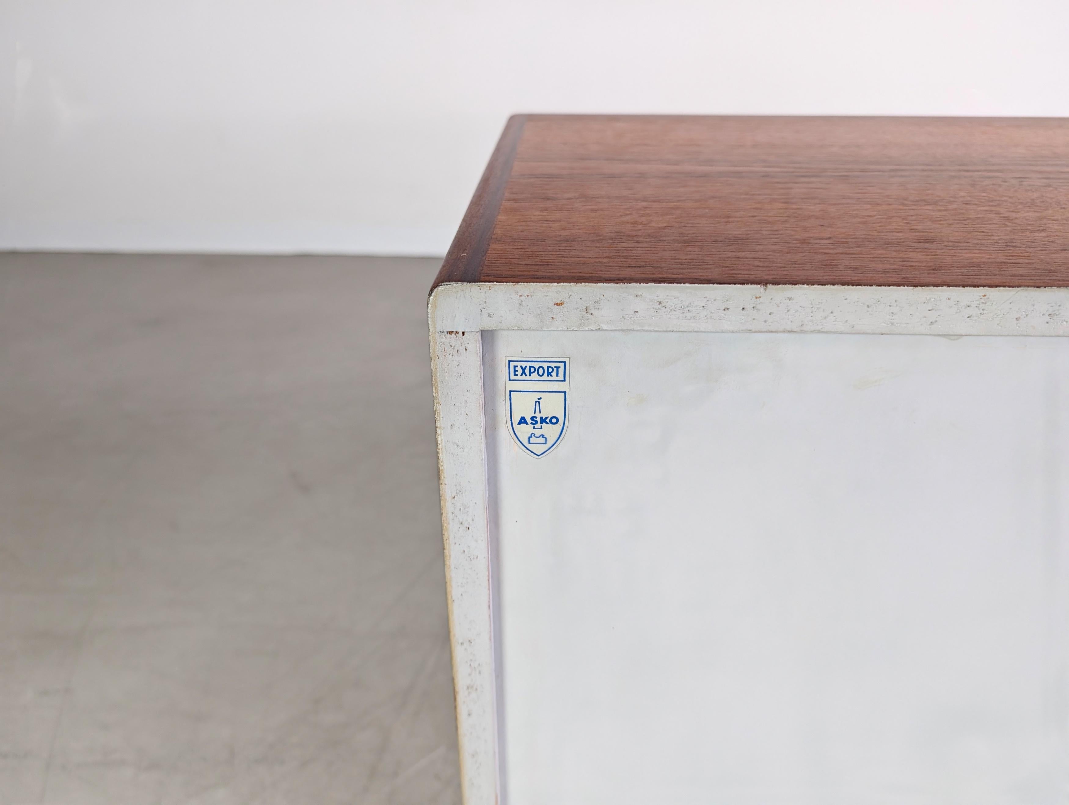Original Asko Finnland Sideboard Midcentury Kommode Vintage Teak For Sale 2