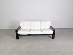 Original Asko Finnland Sofa Couch Esko Pajamies Dreisitzer Leder