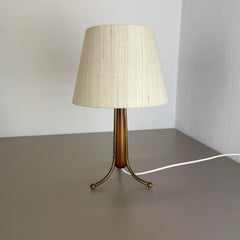 Original Austrian Hollywood Regency Brass Tripod Table Light, Austria, 1960s