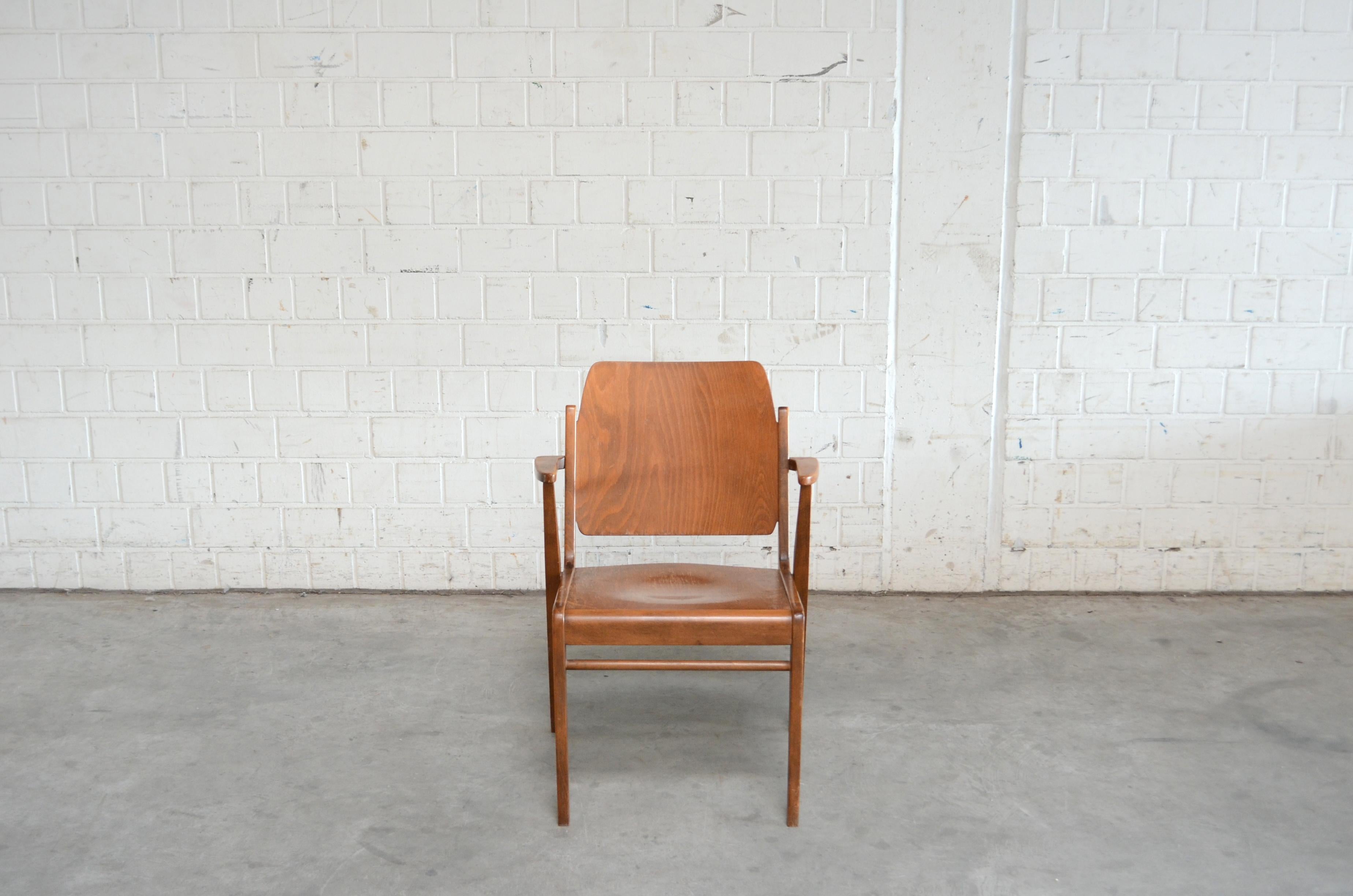 Original Austro Armchair by Franz Schuster for Wiesner Hager, Austria, 1959 For Sale 2