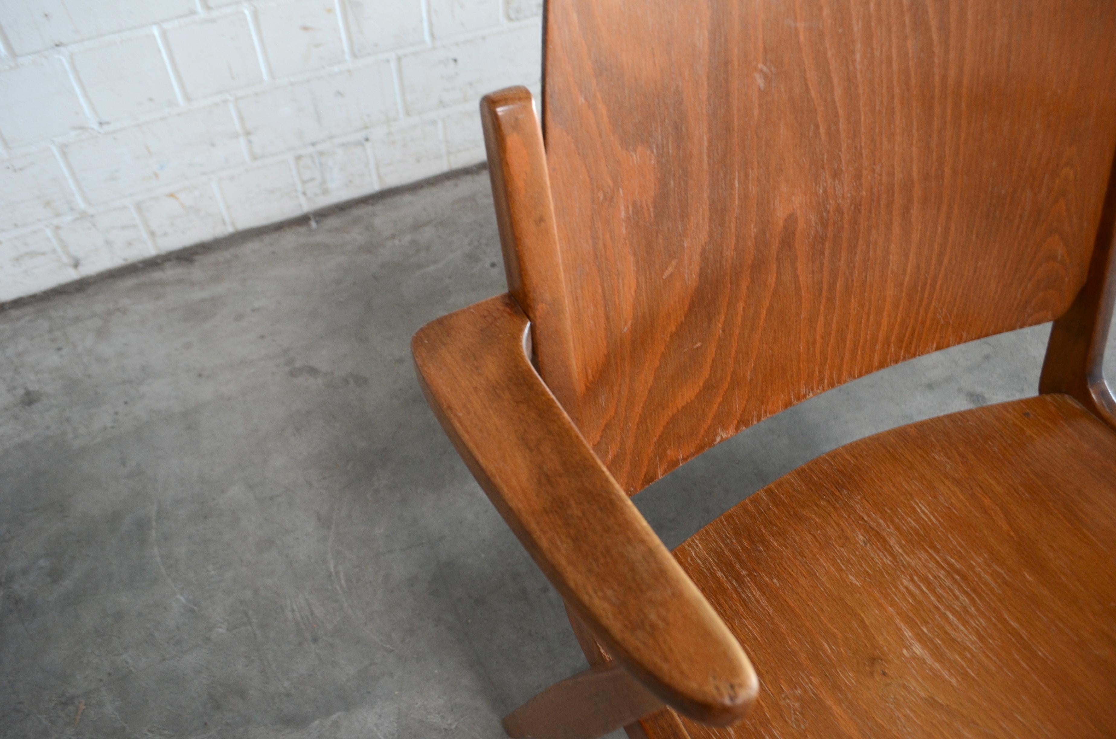 Original Austro Armchair by Franz Schuster for Wiesner Hager, Austria, 1959 For Sale 2