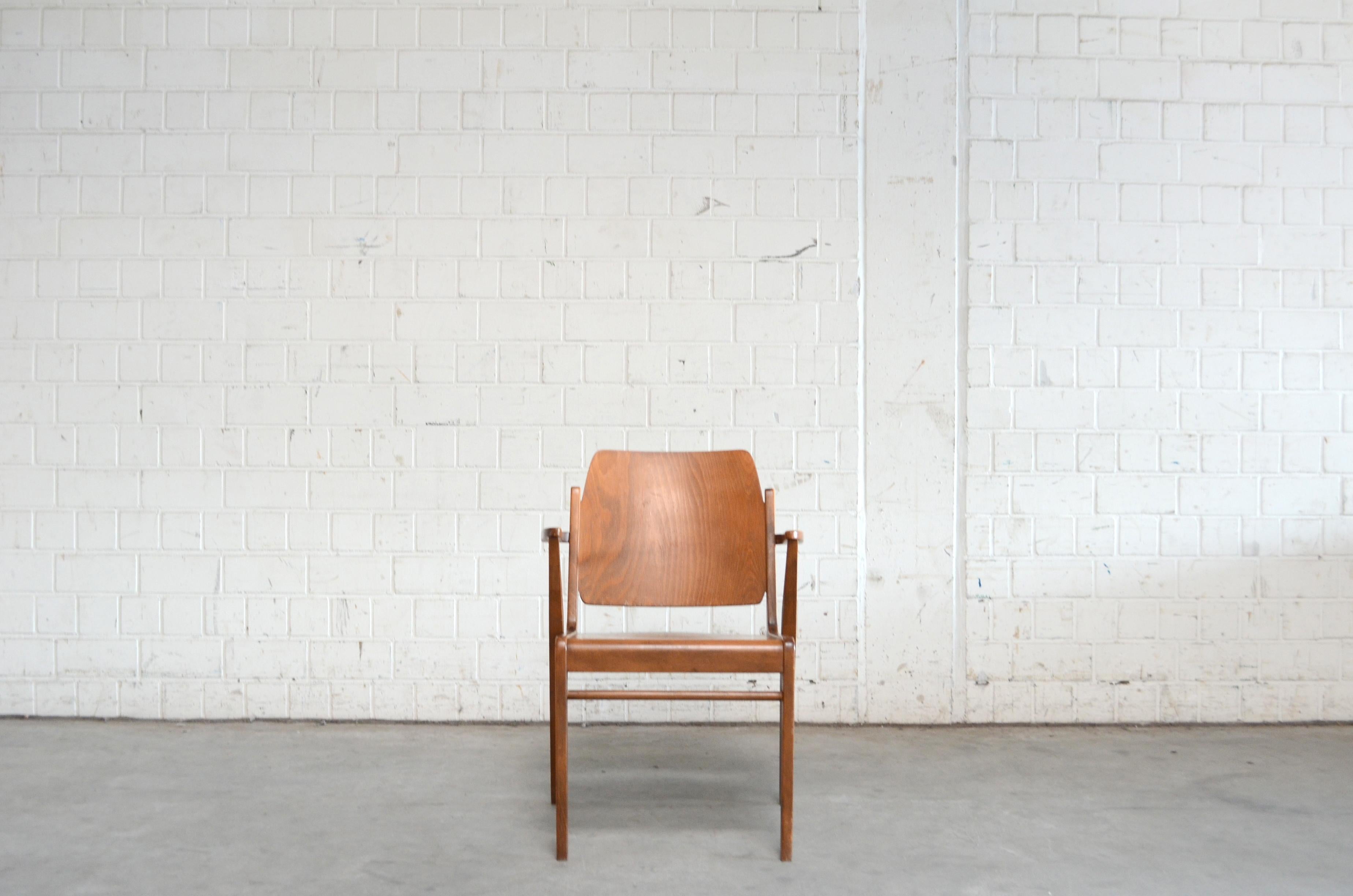 Original Austro Armchair by Franz Schuster for Wiesner Hager, Austria, 1959 For Sale 1