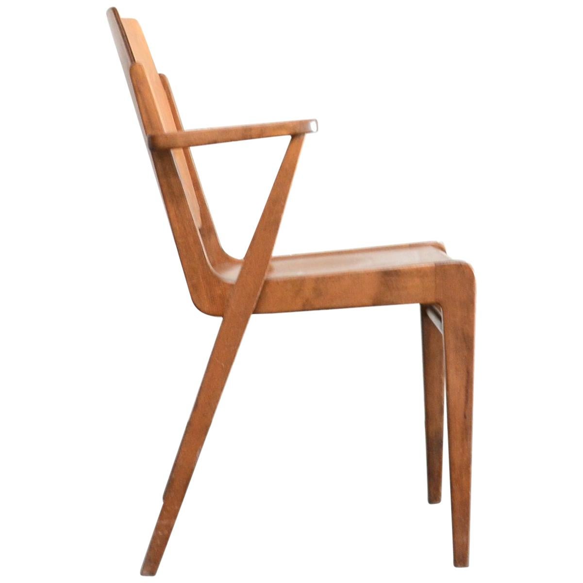 Fauteuil Austro d'origine de Franz Schuster pour Wiesner Hager, Autriche, 1959