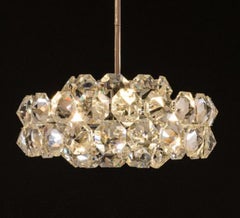 Original Bakalowits Mid-Century Modern 1960s Kristall-Kronleuchter