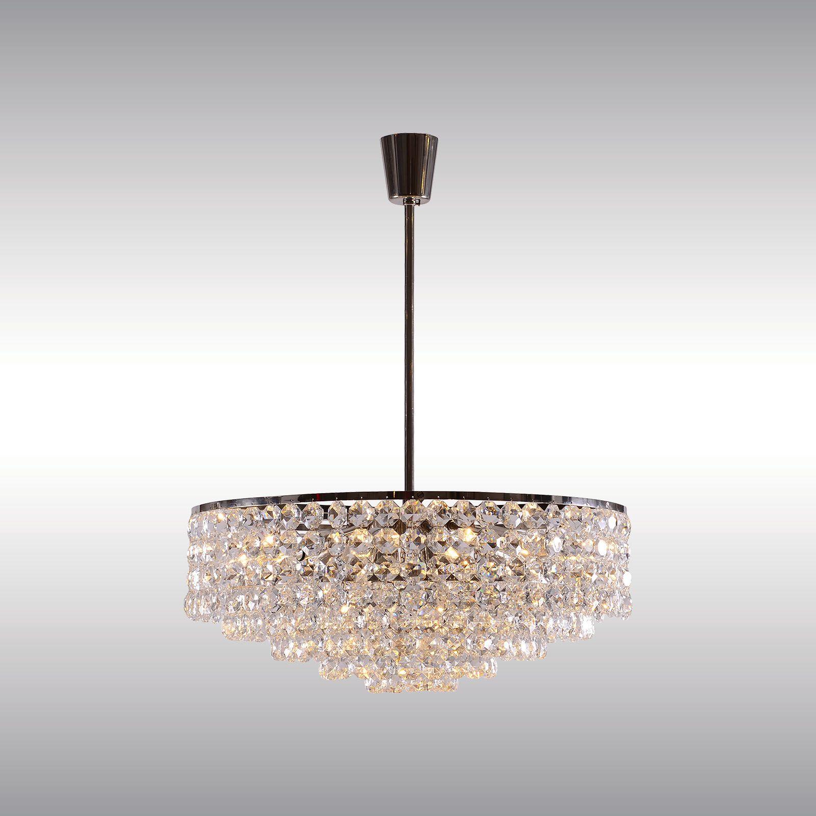 Austriaco Lampadario di cristallo originale Bakalowits, metà del secolo scorso, 1960 in vendita