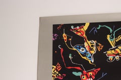 Original Barcelona 1992 Olympic Poster by Antonio Saura for the XXV Olympiad