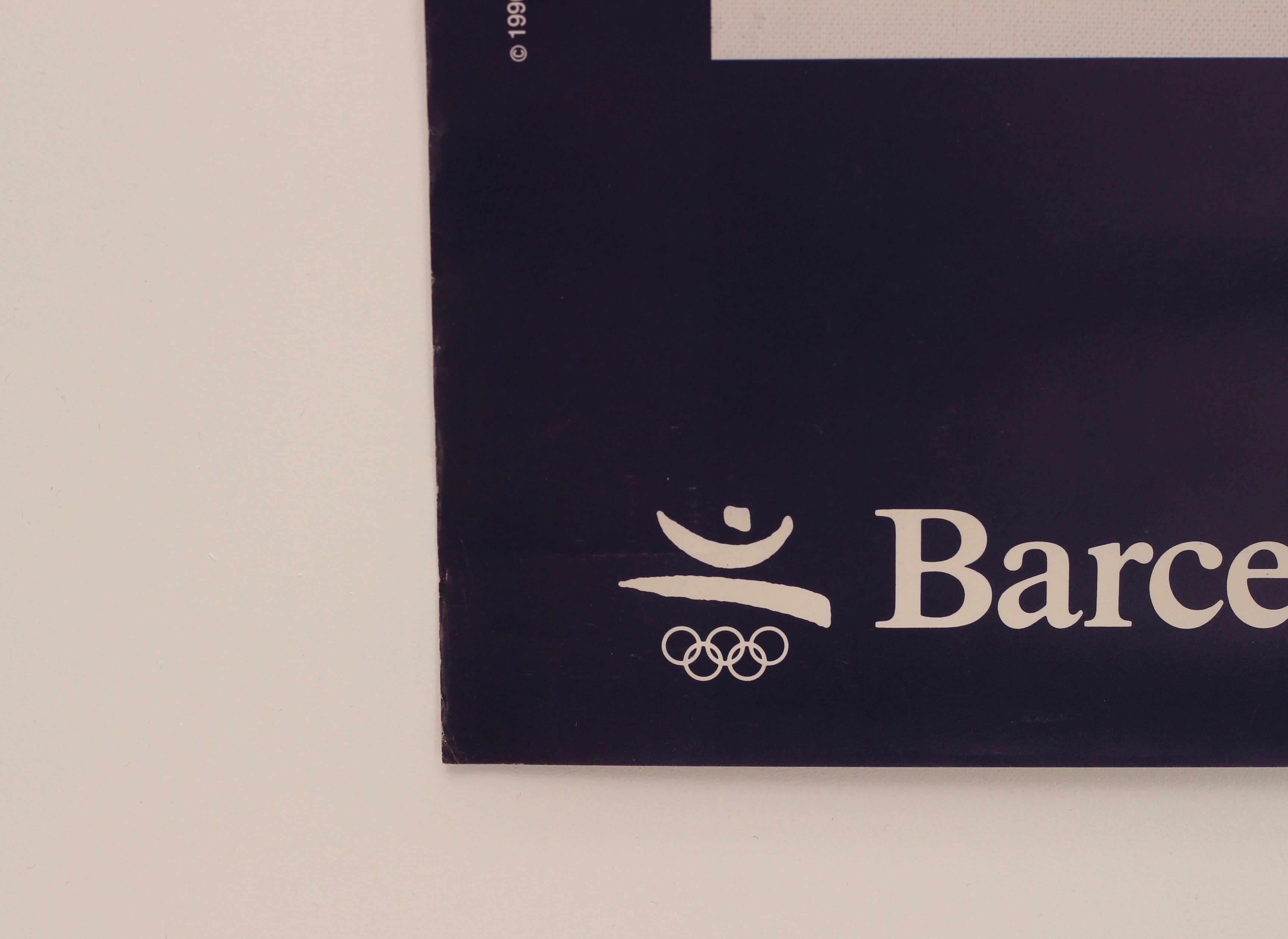 barcelona olympics poster