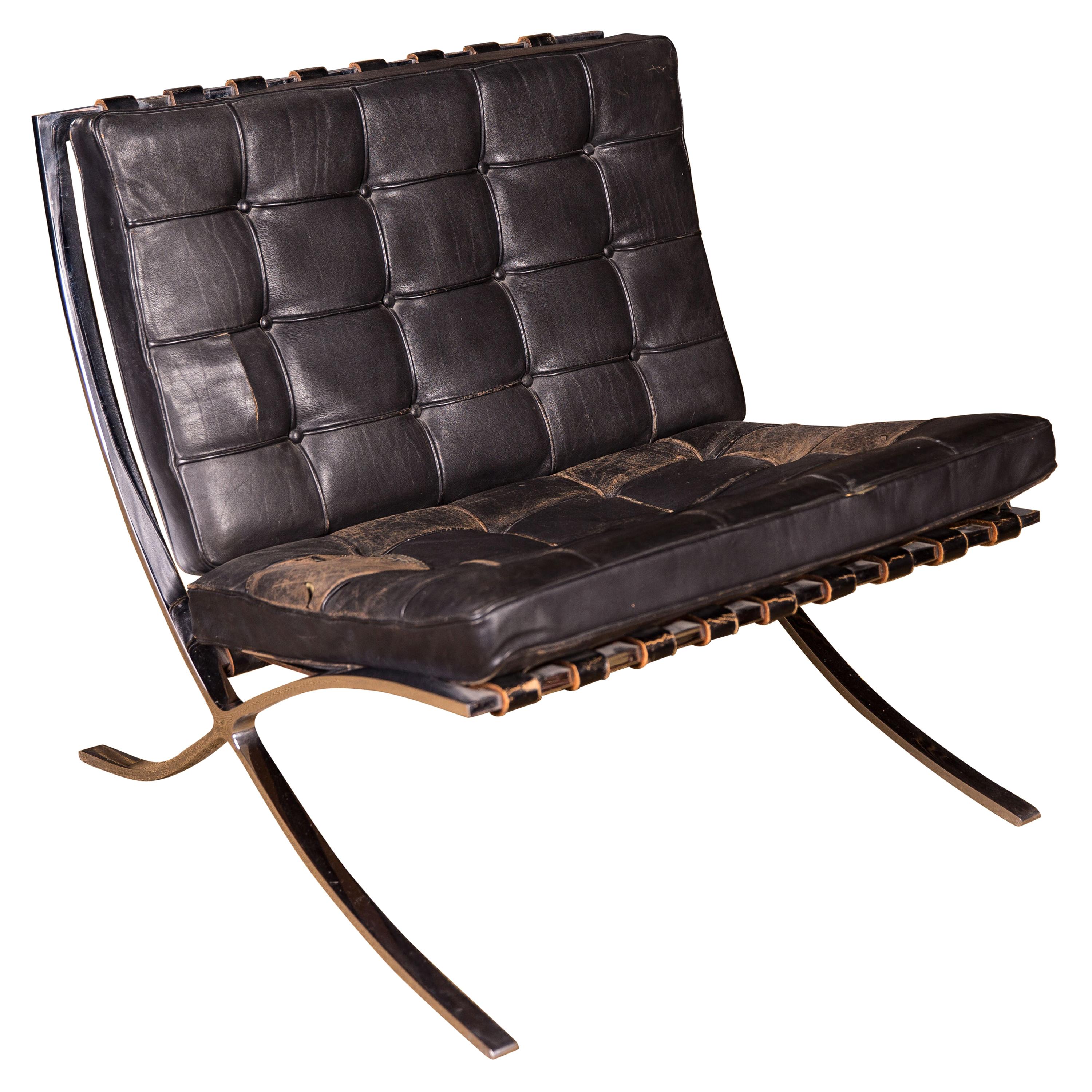 Original Barcelona Chair Design By Mies Van Der Rohe For Sale At 