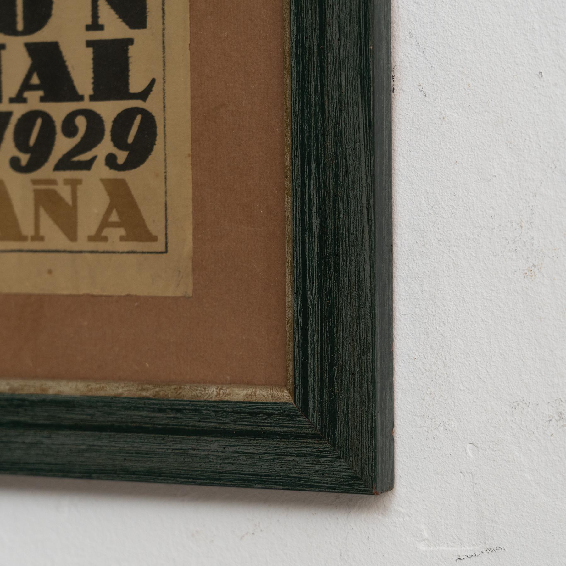 Cartel original de la Exposición Internacional de Barcelona en venta 5