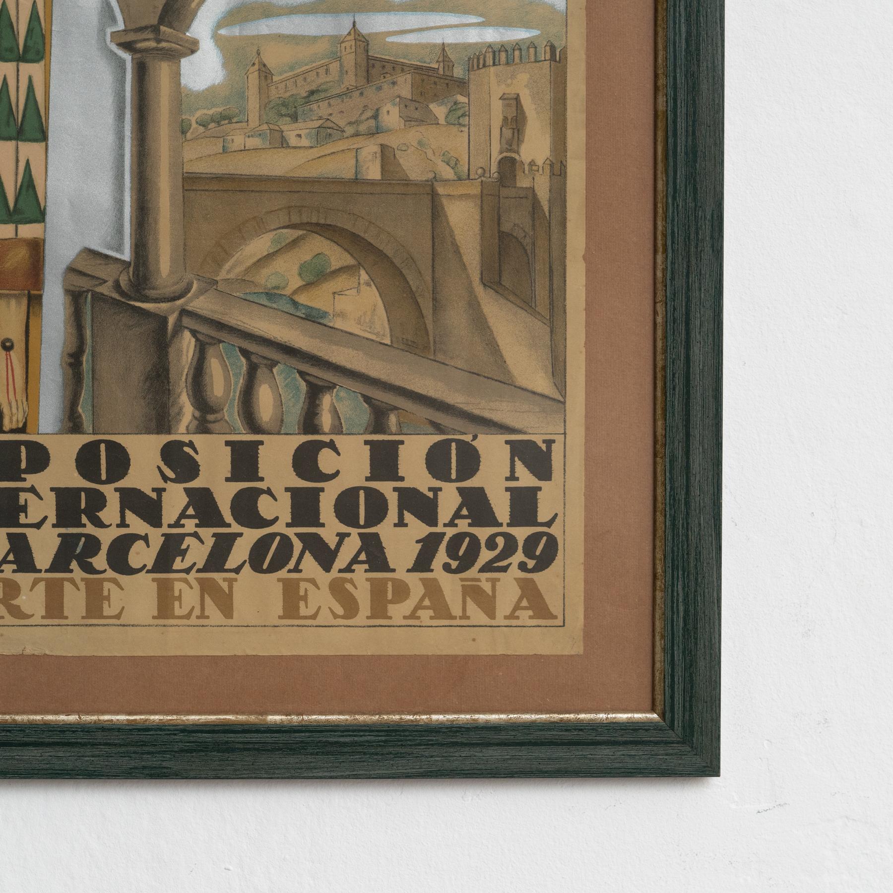 Cartel original de la Exposición Internacional de Barcelona en venta 1