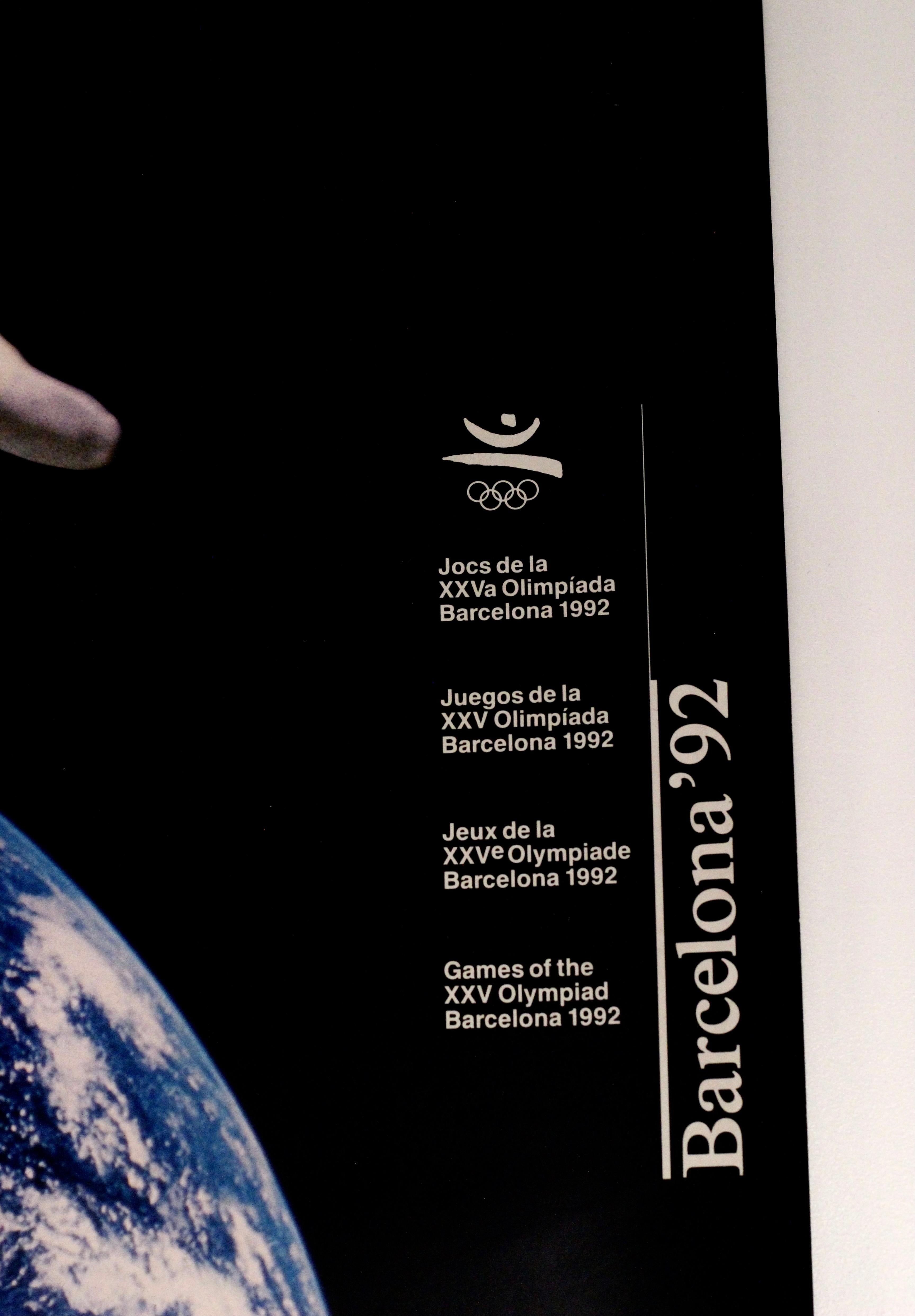 Fin du 20e siècle Affiche originale des Jeux olympiques de Barcelone de 1992 « Olympiad Xxv » conçue par Addison en vente