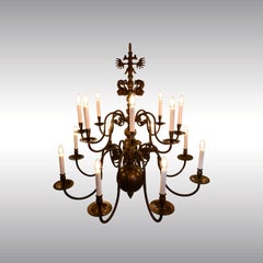 Original Baroque Style Chandelier from the 1920 / Austro-Hungarian Handcraft