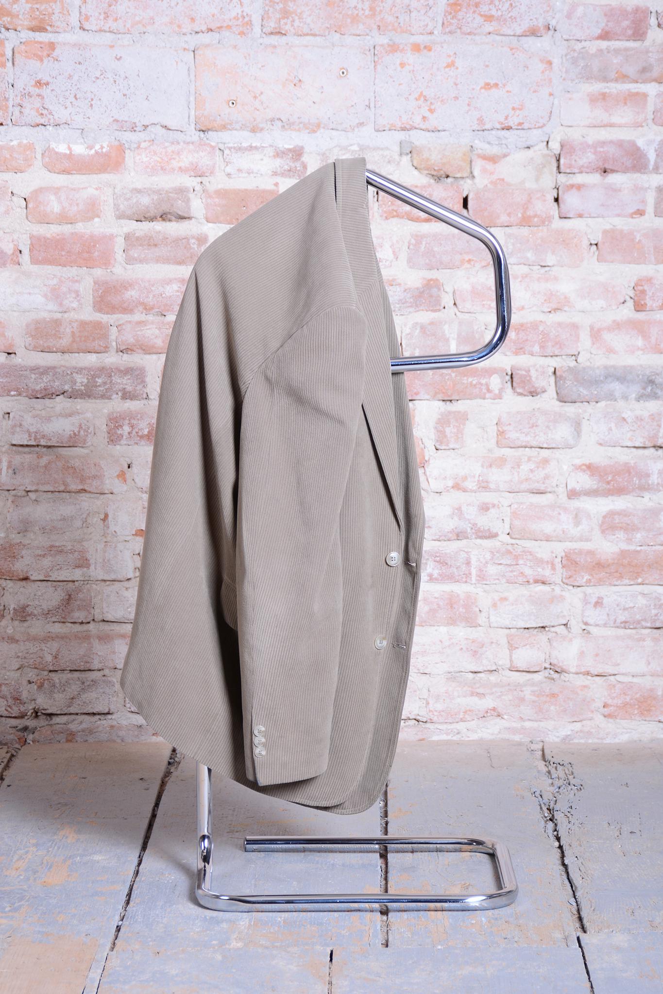 Original Bauhaus Clothes Valet Stand, Chrome-Plated Steel, Czech, 1970s For Sale 4