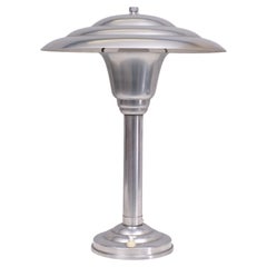 Antique Original Bauhaus Nickel table lamp  1920s Germany 