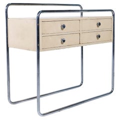 Original Bauhaus Small Sideboard, Chest of Drawers, Max Fellerer