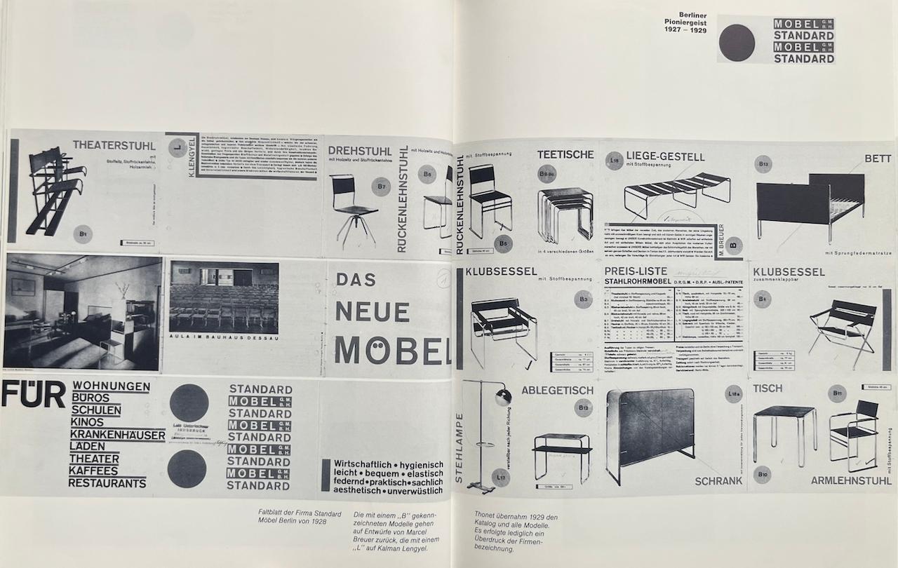 Mid-20th Century Original Bauhaus Steelpipe-Nightstand, J. Fenyves for Thonet (1930), Nr. B 107 For Sale