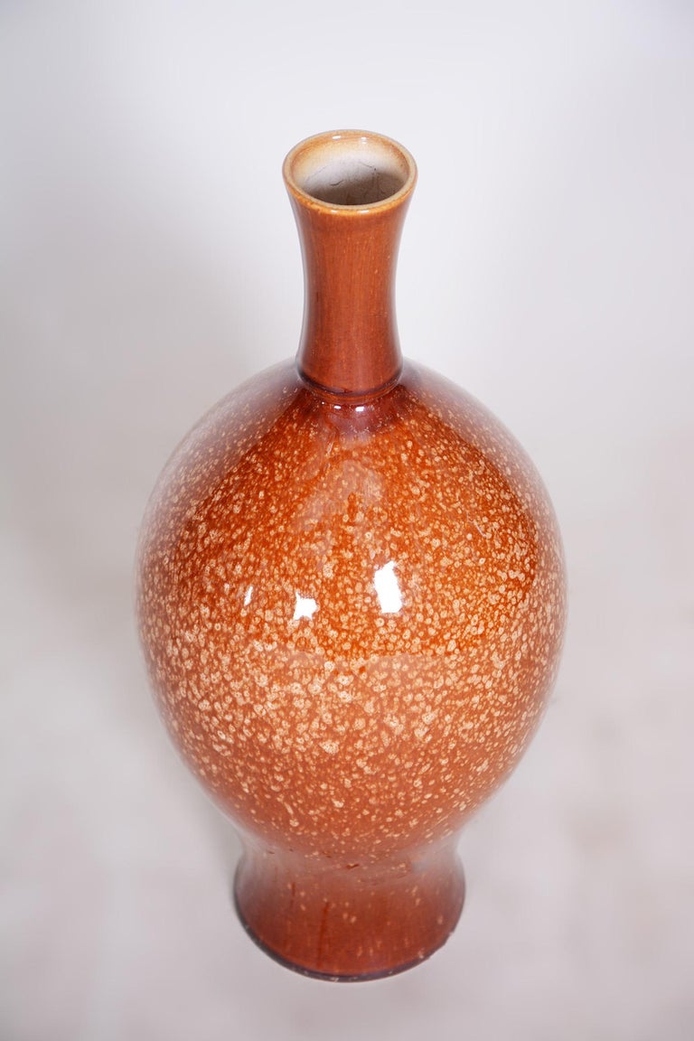 Original Bauhaus Vase, Glazed Ceramics, WellPreserved Condition