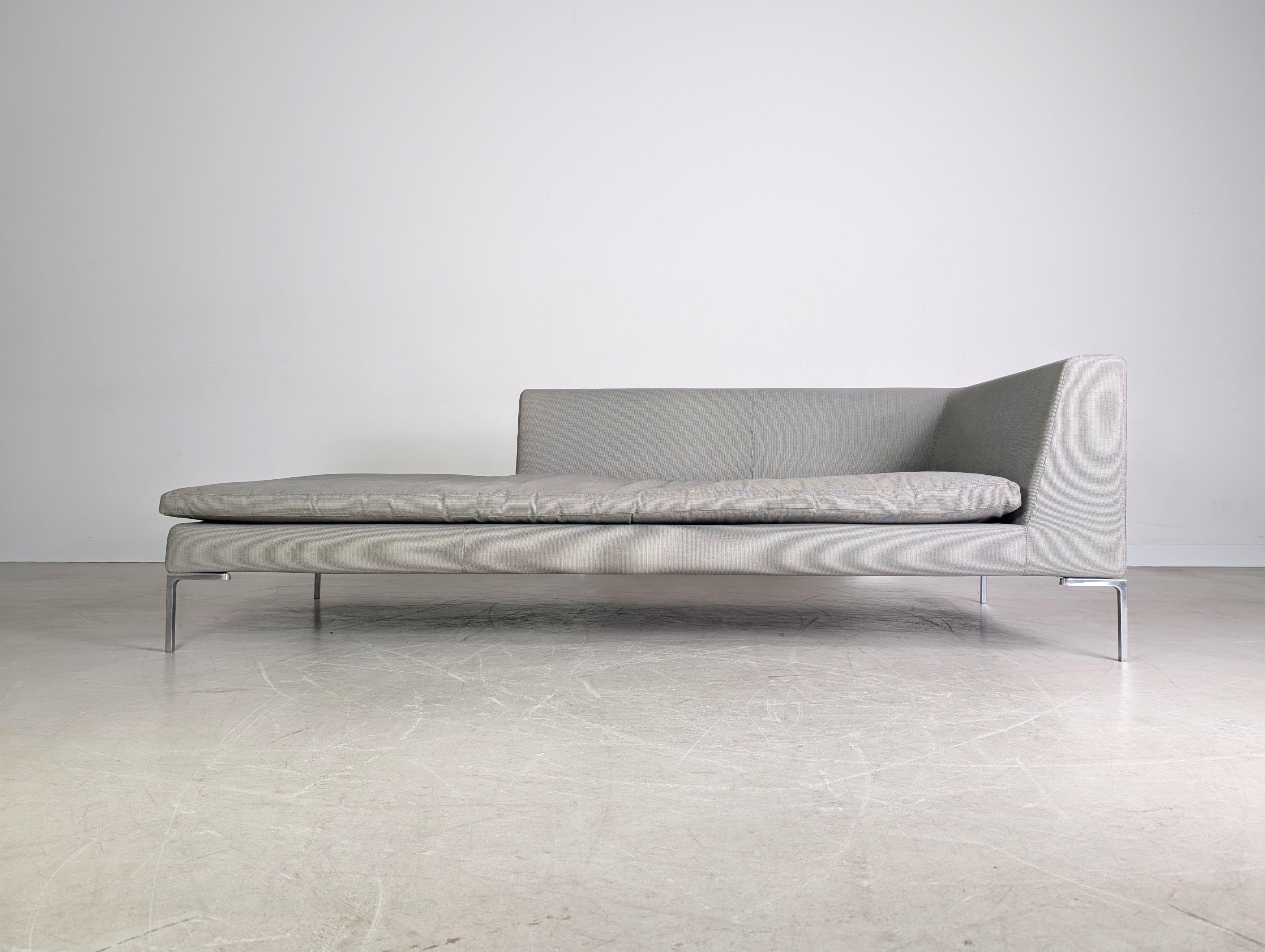 Fine XX secolo Divano originale B&B Italia Charles Couch Design Chaiselongue in vendita