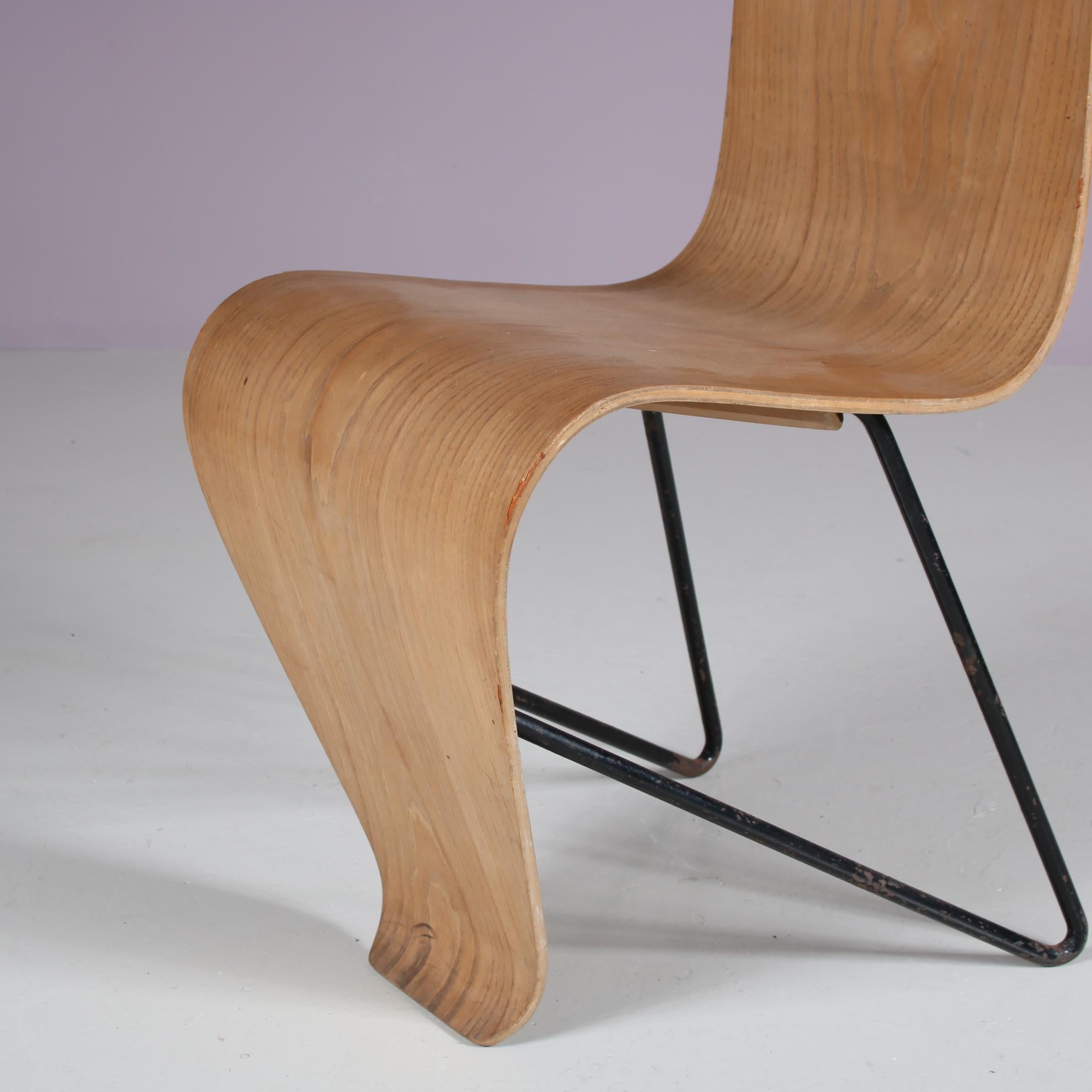 French Original Bellevue Chair by André Bloc, circa 1950 For Sale