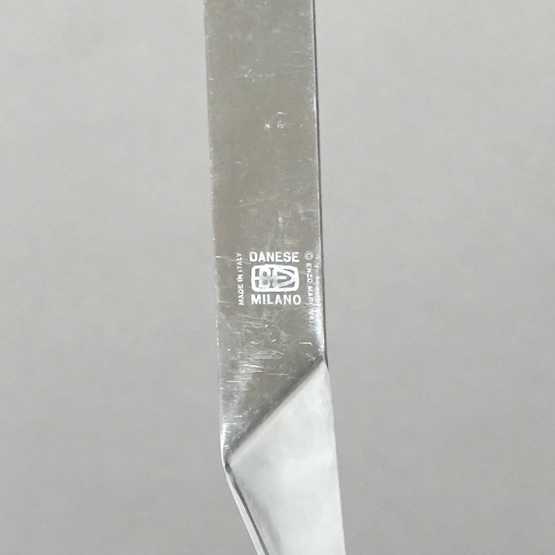 Coupe-papier Benbecula d'origine d'Enzo Mari pour Danese Milano. Italie, années 1960 en vente 3