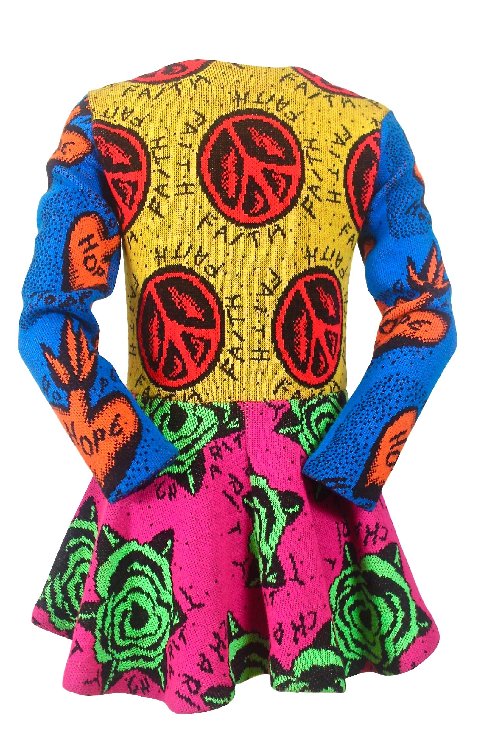 Betsey Johnson
Original Faith, Hope and Charity Knit
Peplum Jacket
Labelled size S