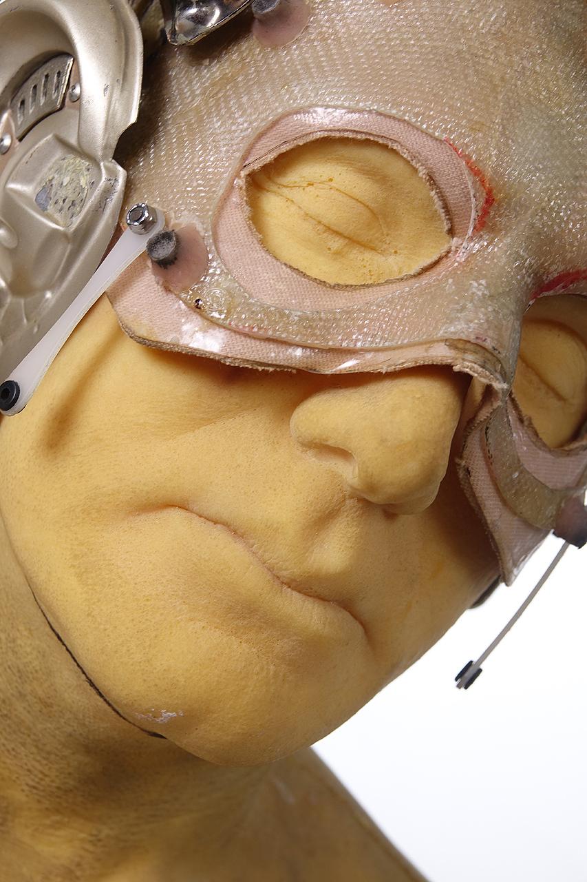 Original Bicentennial Man Animatronic Head Appliance Worn by Robin Williams In Distressed Condition In Peekskill, NY