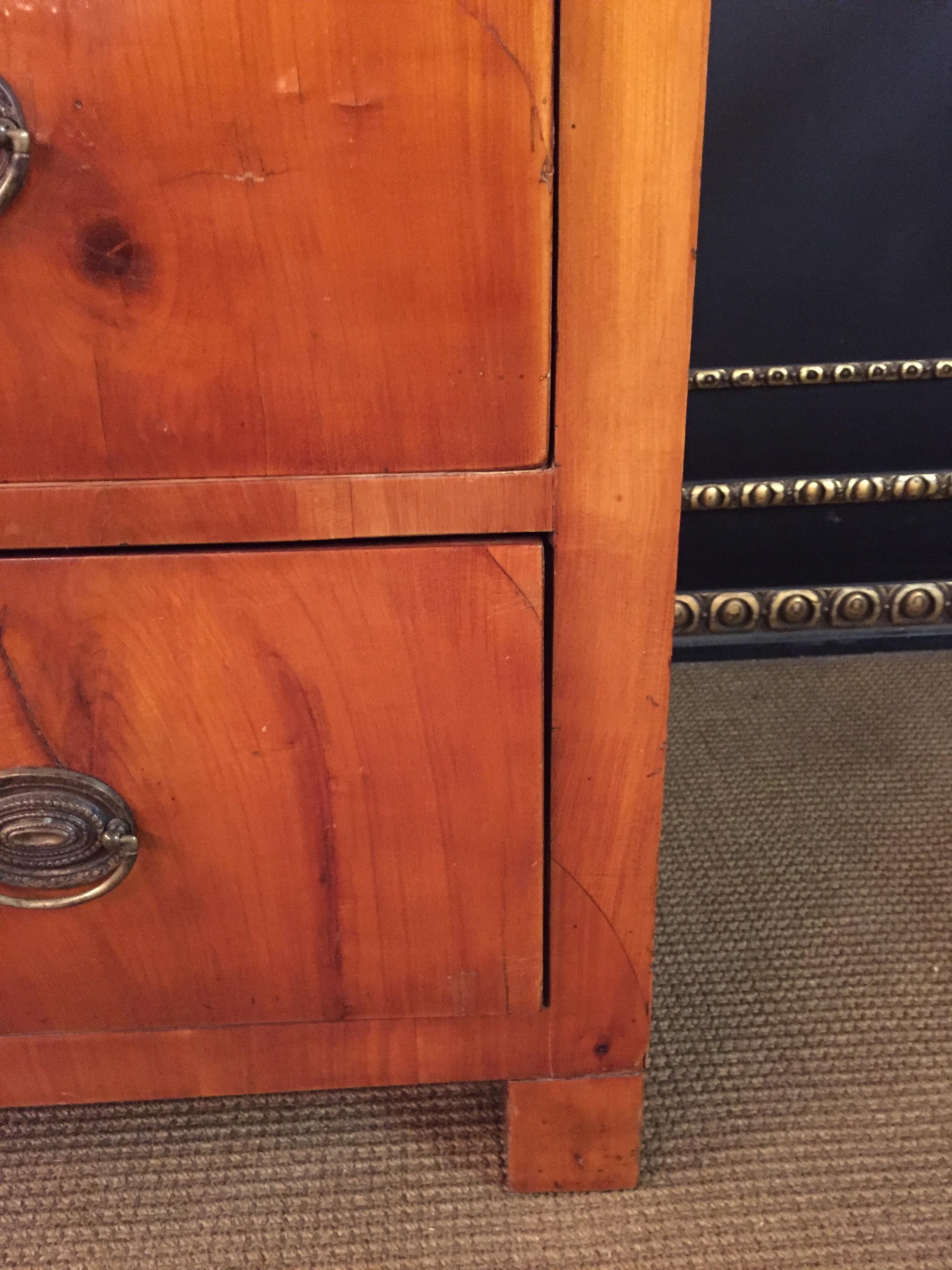 19th Century Original Biedermeier Commode Cherrywood