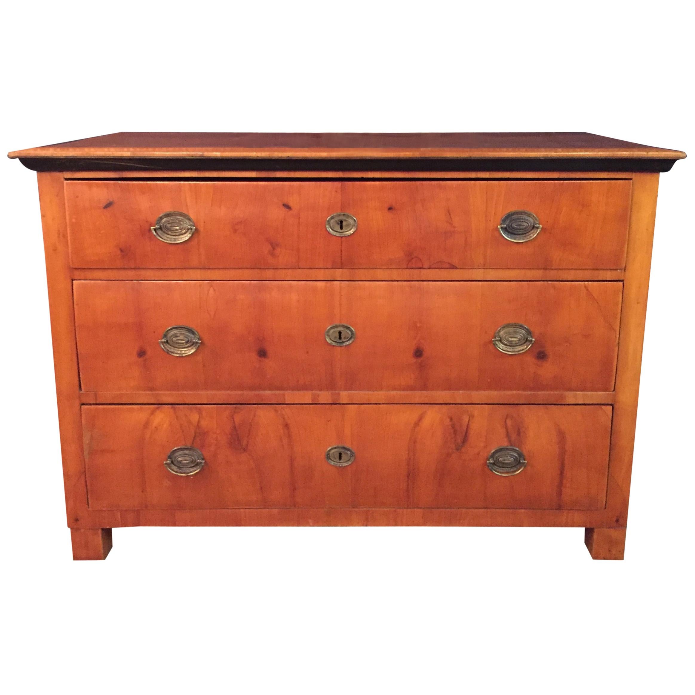 Original Biedermeier Commode Cherrywood