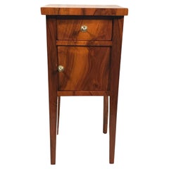 Original Biedermeier Night Stand, Süddeutschland 1820, Nussbaum