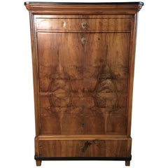 Original Biedermeier Secretary circa 1835 Walnut