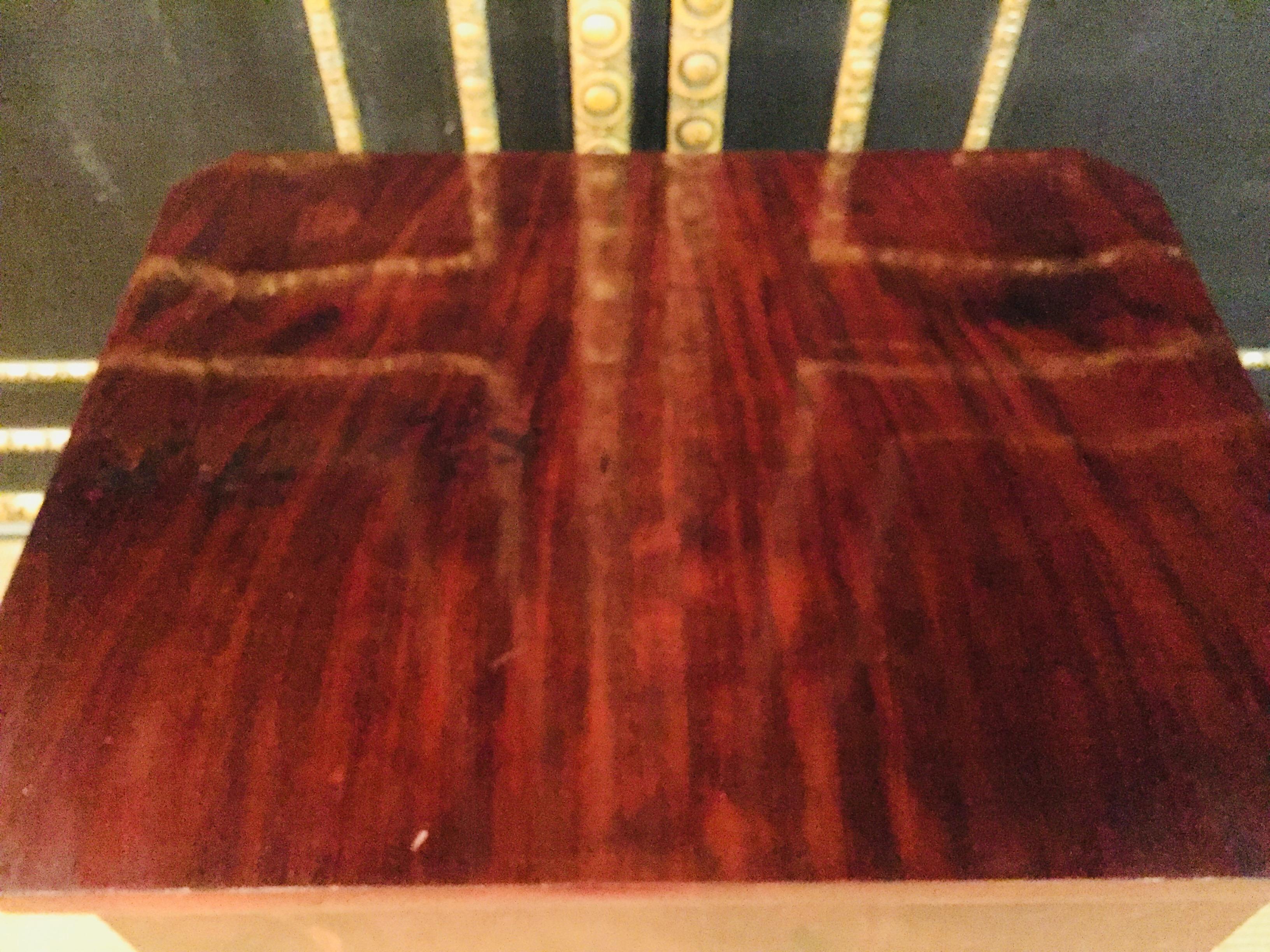 Original Biedermeier Sewing Table Mahogany, circa 1825 For Sale 9