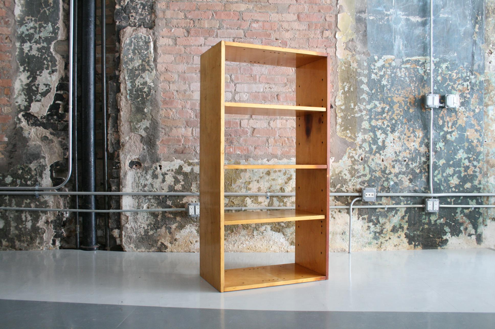 Mid-Century Modern Original Birch Bookcase by Chicago Architect Harry Weese for Artek, 1948