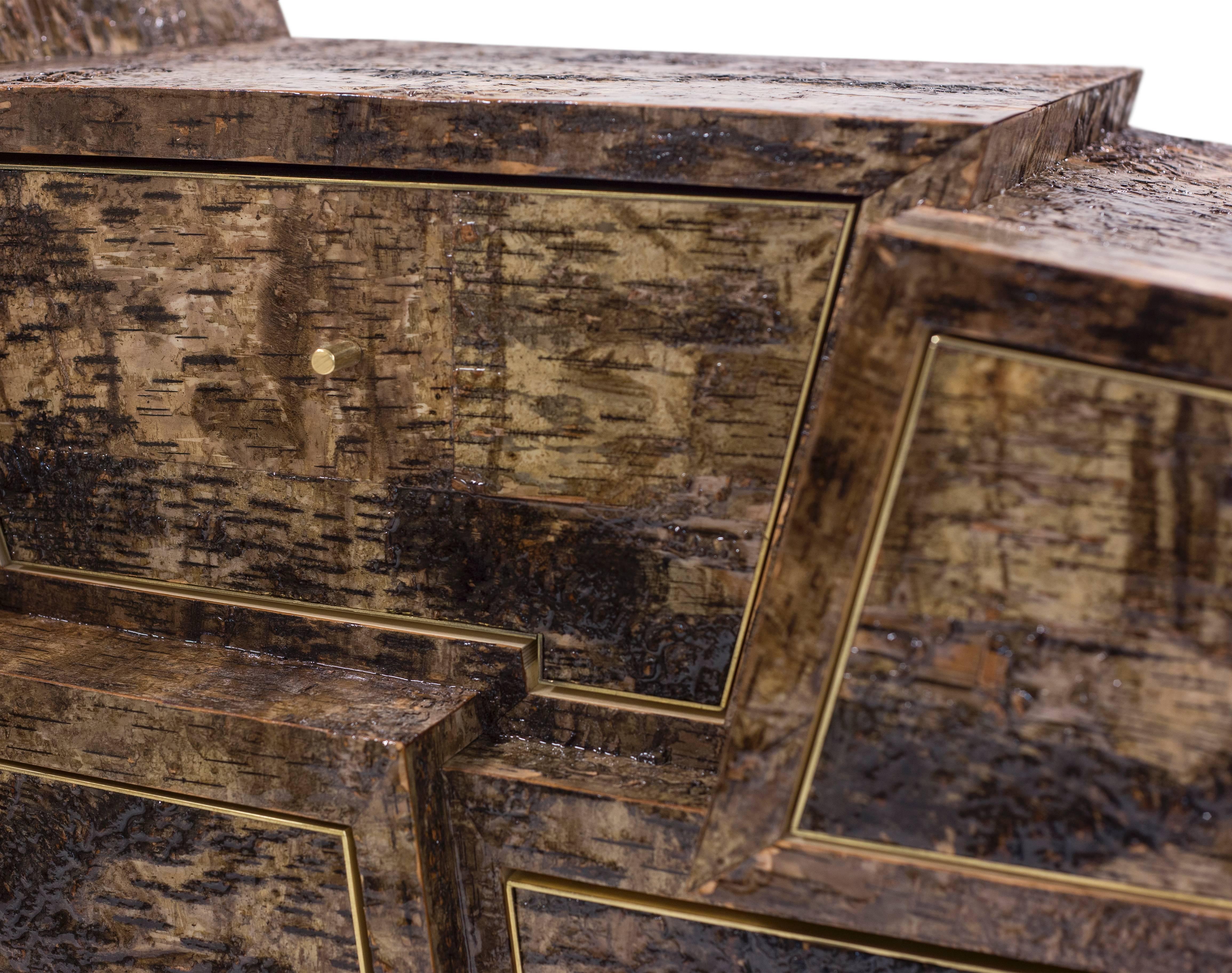 Original Birchwood Chest of Drawers by Werner Neumann In New Condition For Sale In Geneve, CH