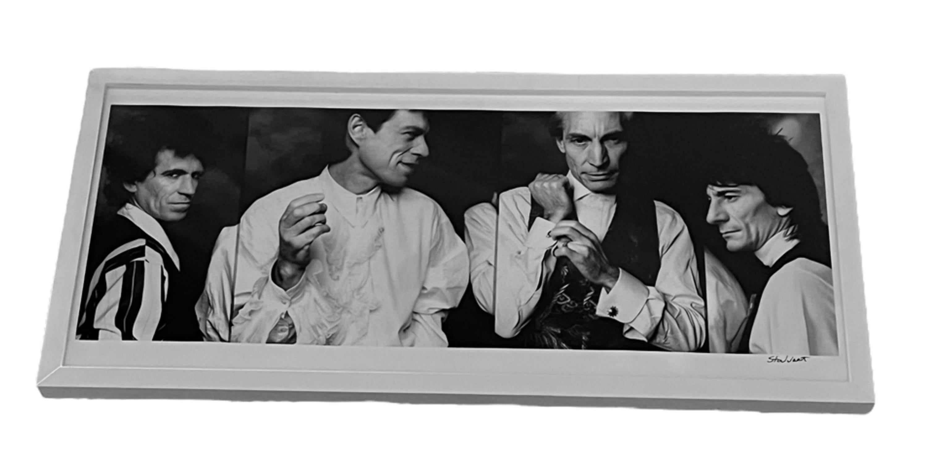 Mid-Century Modern Photographie originale en noir et blanc des Rolling Stones de John Stoddart en vente