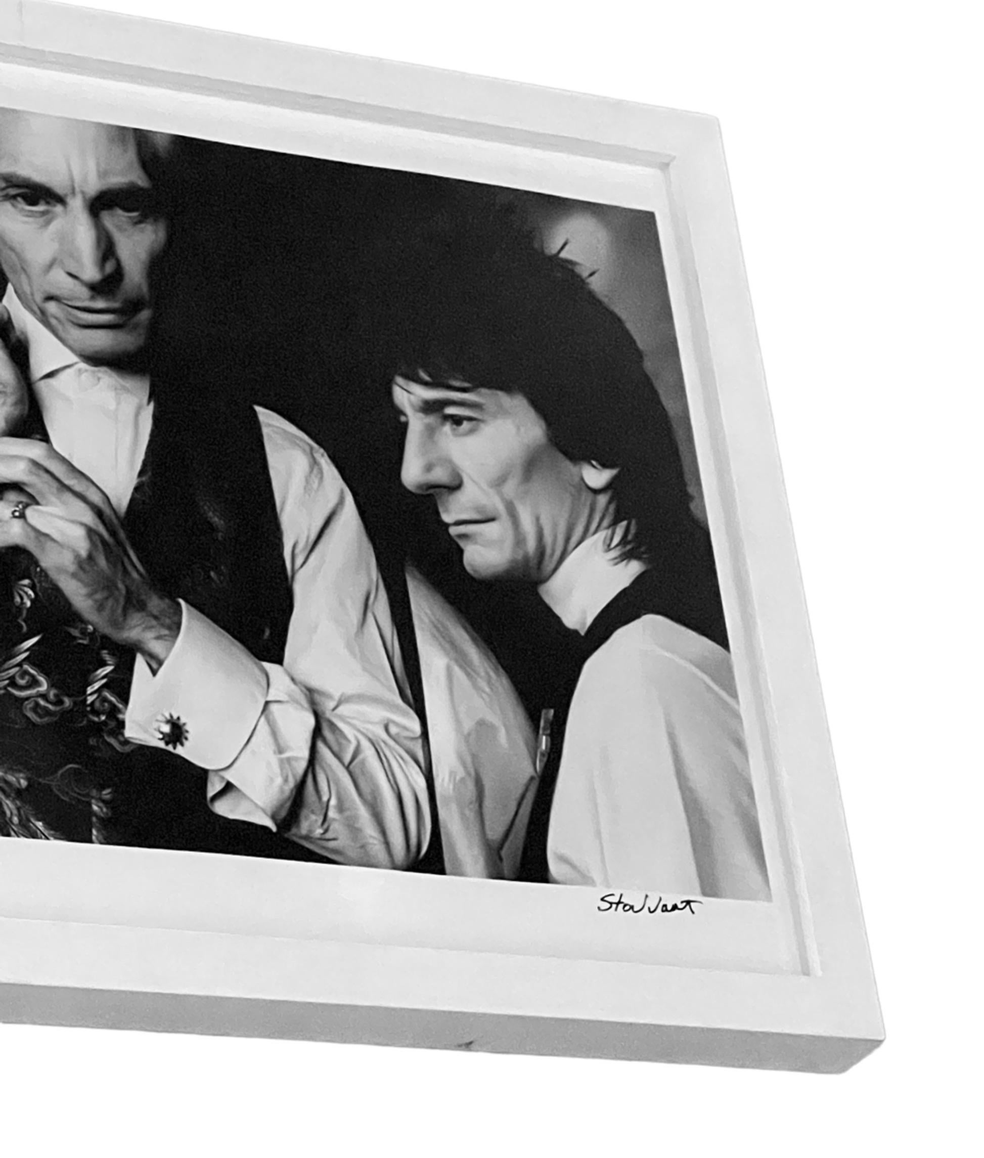 Anglais Photographie originale en noir et blanc des Rolling Stones de John Stoddart en vente