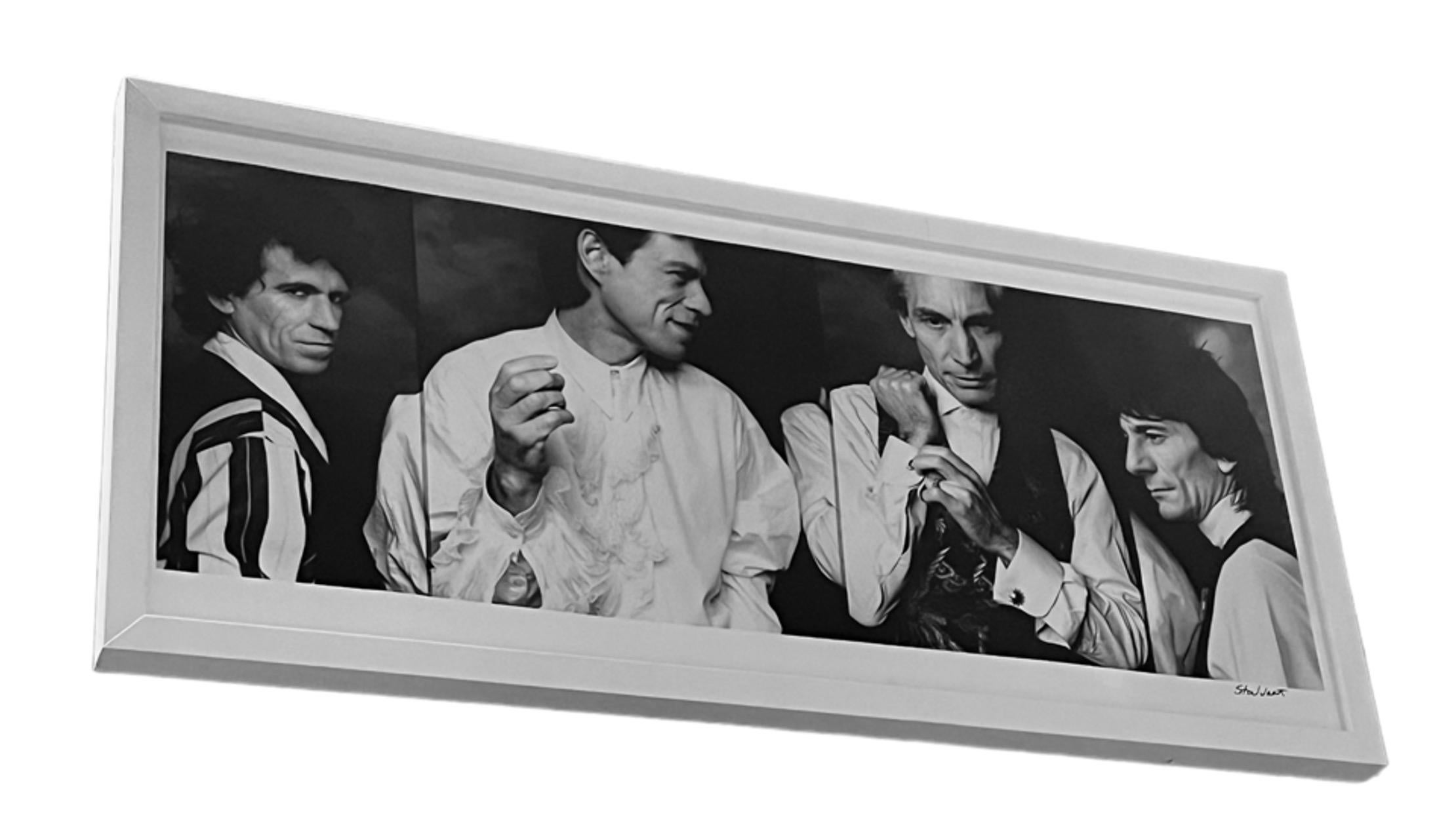 Photographie originale en noir et blanc des Rolling Stones de John Stoddart Bon état - En vente à North Miami, FL