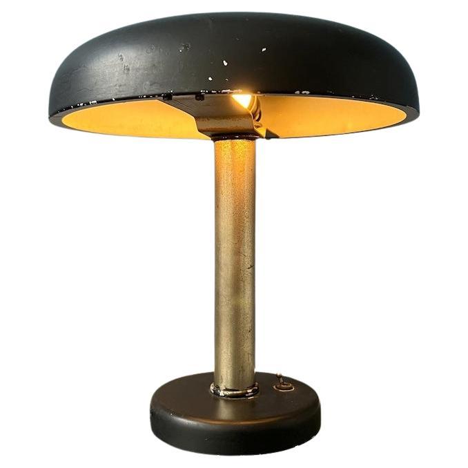 Original Schwarze Bauhaus-Schreibtischlampe, 1930er-Jahre