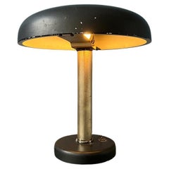 Original Schwarze Bauhaus-Schreibtischlampe, 1930er-Jahre