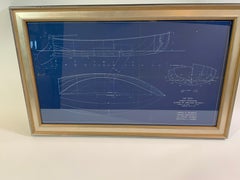 Original Blueprint for the Sailing Dingy “Burp” by John Alden