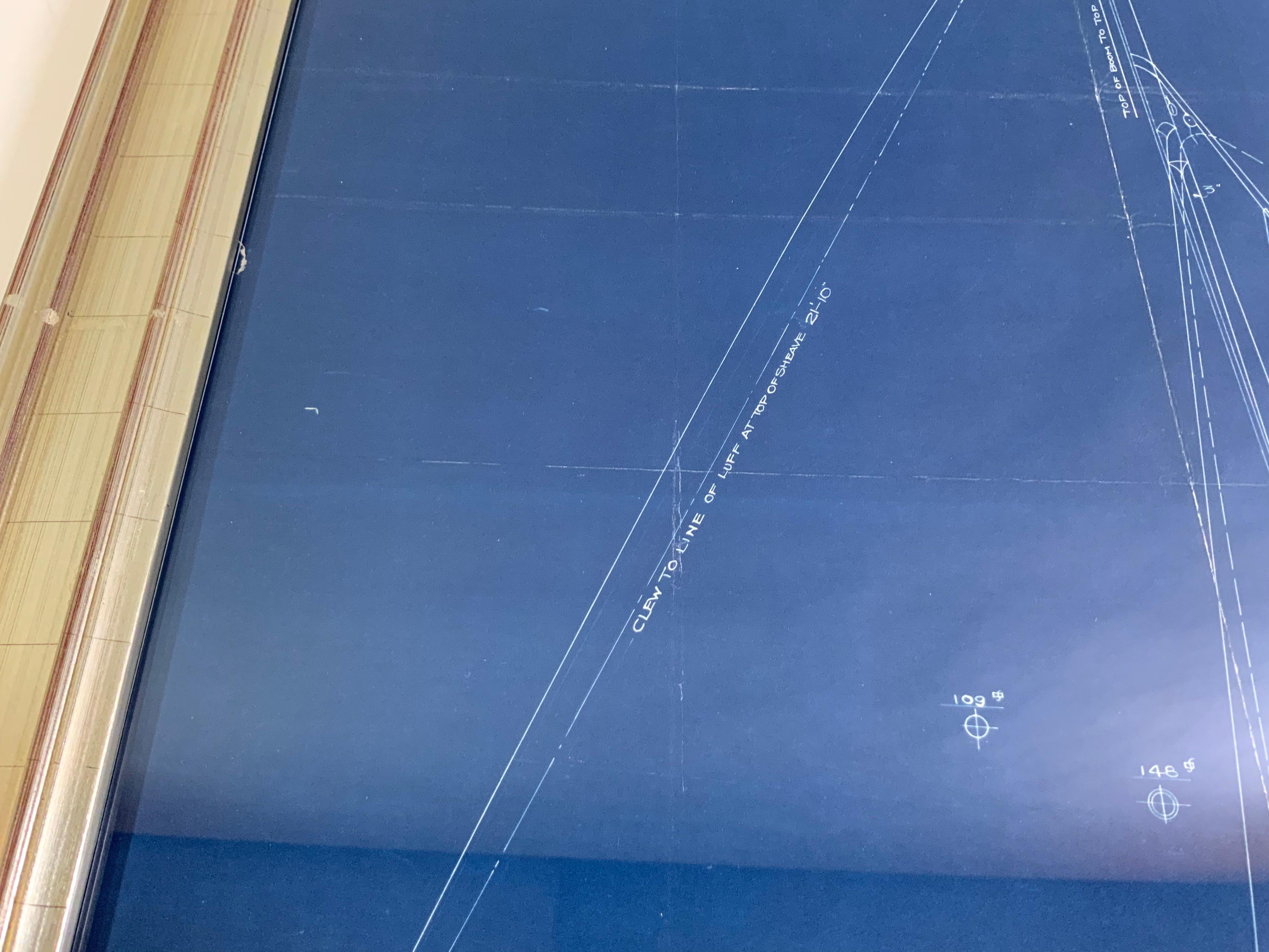 Original Blueprint of a Keel Racing Knockabout by John Alden 'No. 423' 3