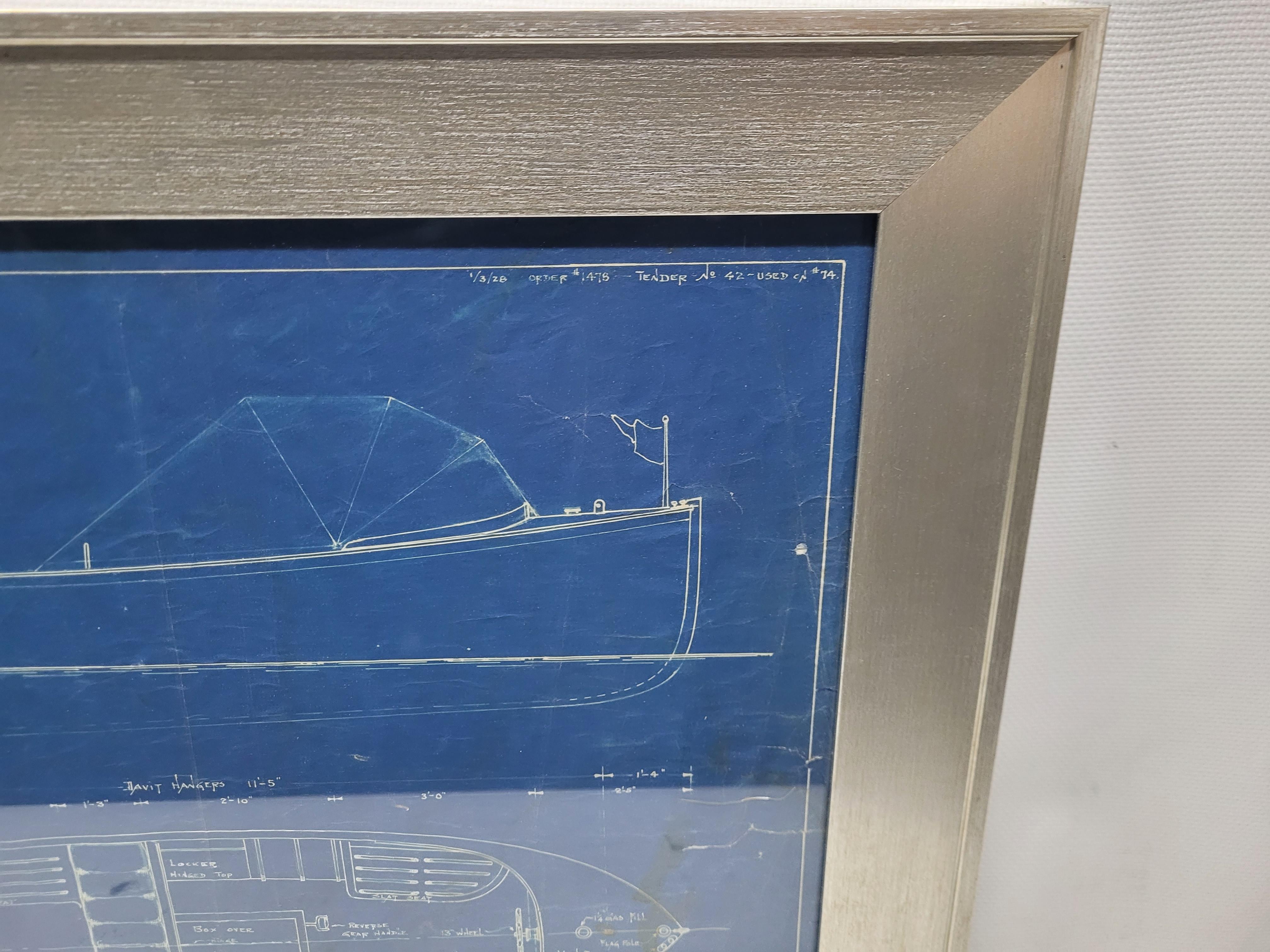 Blueprint d'origine de Frederick D. Lawley de Quincy, Massachusetts Bon état - En vente à Norwell, MA