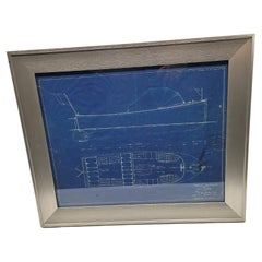 Blueprint d'origine de Frederick D. Lawley de Quincy, Massachusetts