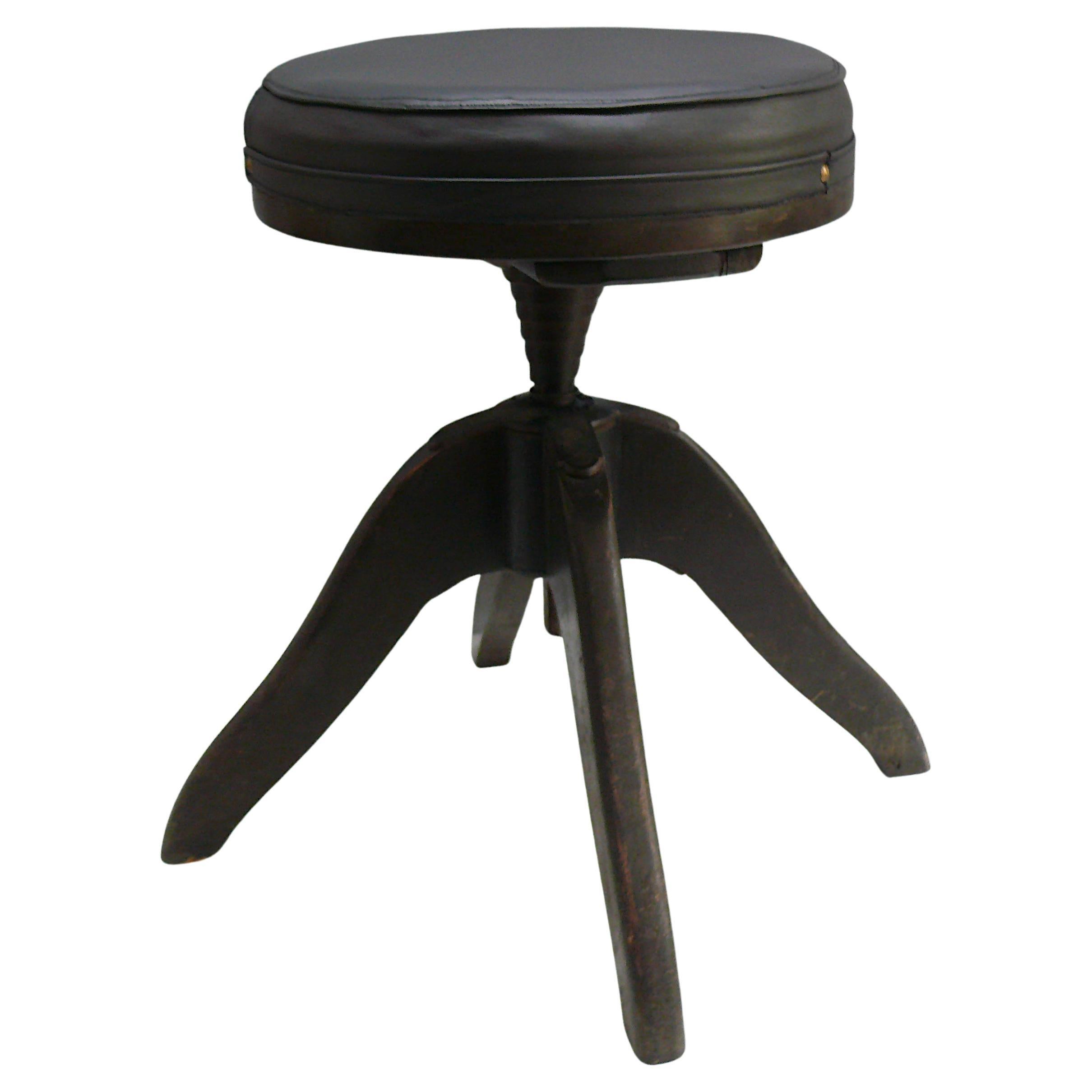 Original Bombenstabil Buffer Swivel Stool, Early 20th Century en vente