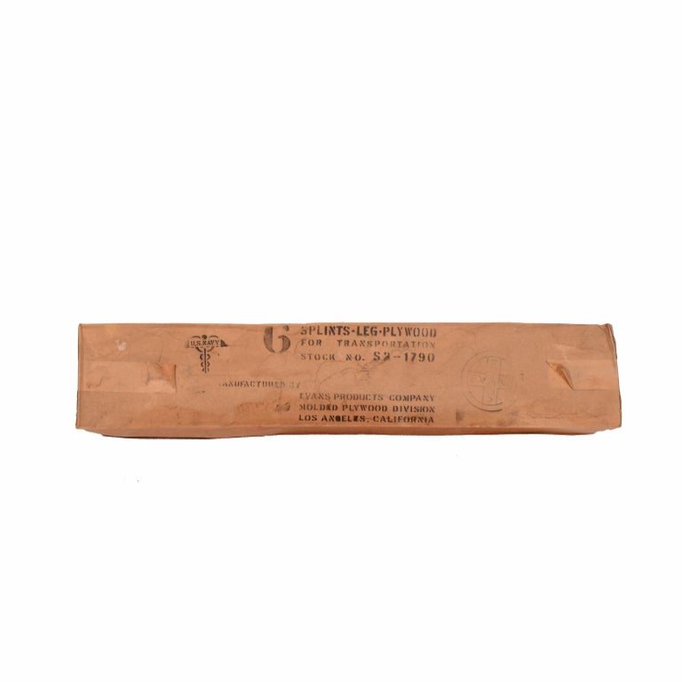 Box Splint Leg Original Box with World War ii Leg Splint by Charles Eames for Evans ...