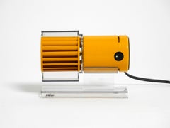 Original BRAUN table fan HL 70 from 1971 in rare orange yellow