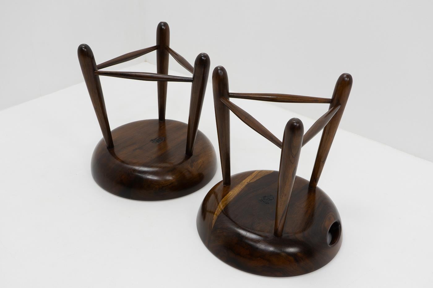 Original Brazilian Design Mocho Stools by Sergio Rodrigues for OCA, 1950s 1