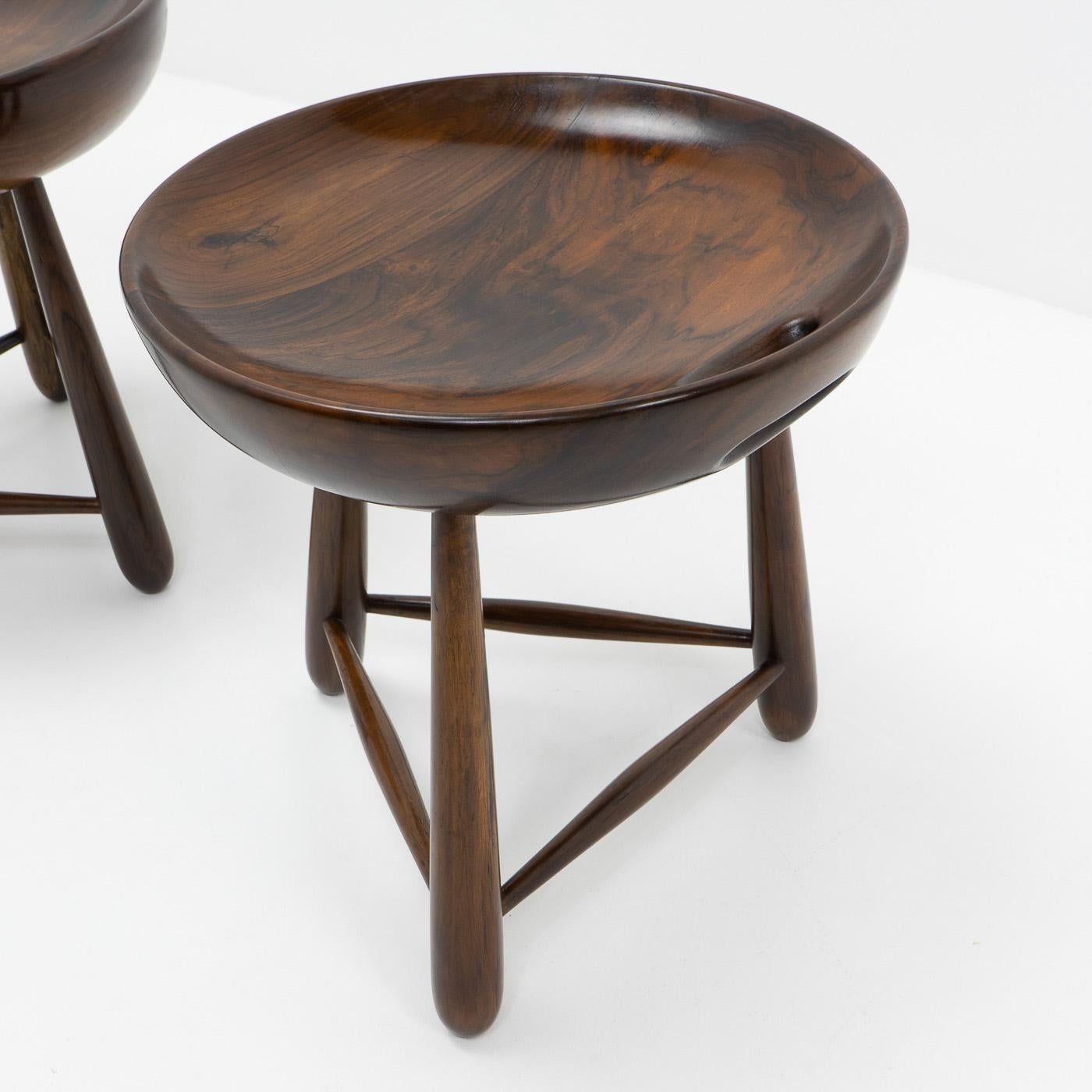 Original Brazilian Design Mocho Stools by Sergio Rodrigues for OCA, 1950s 3