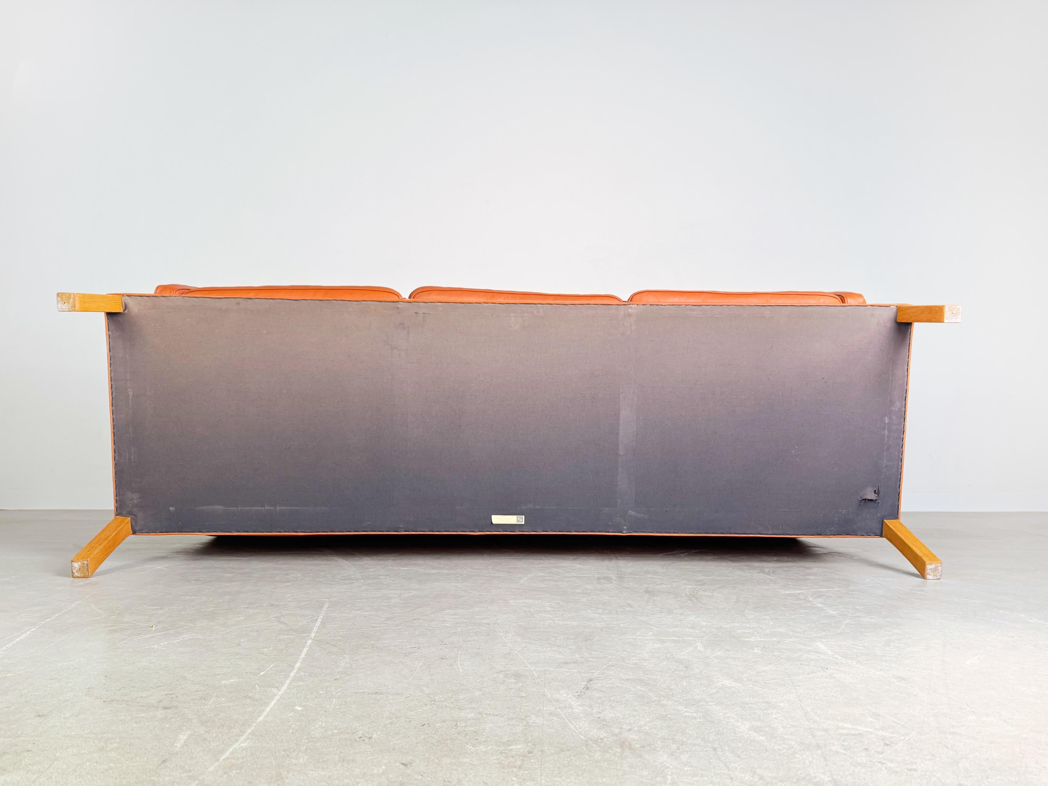 Original Børge Mogensen 2193 Coupé Dreisitzer Sofa Fredericia Stolefabrik en vente 3