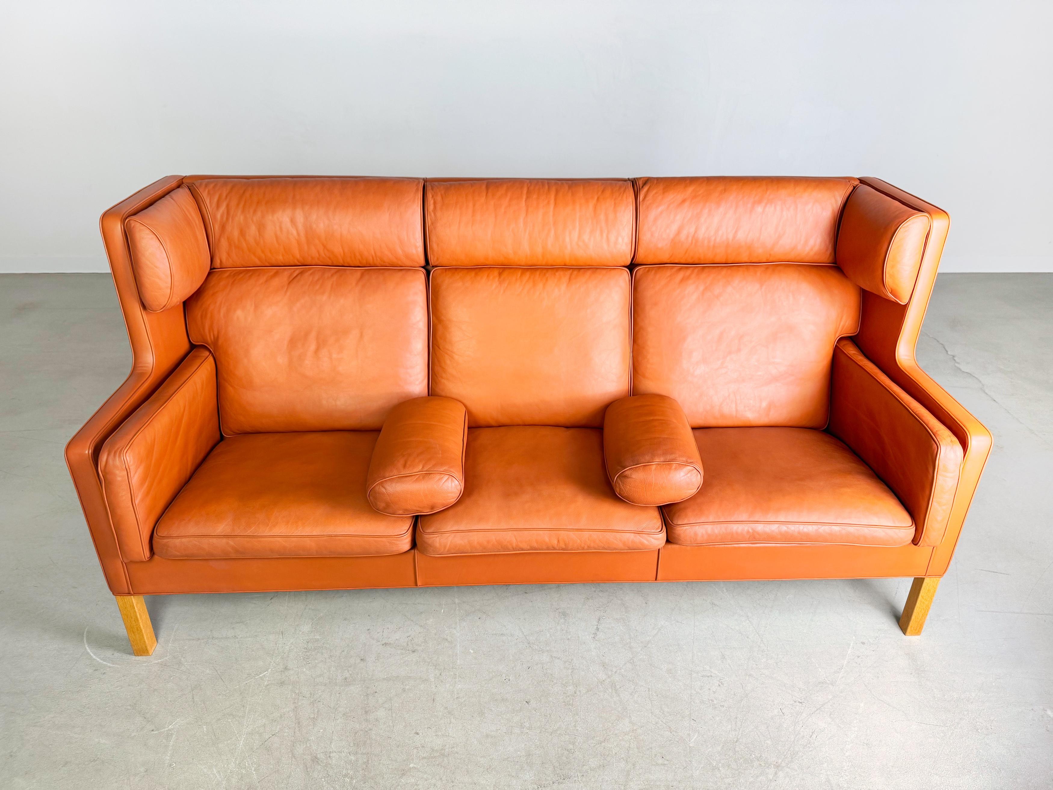 Danois Original Børge Mogensen 2193 Coupé Dreisitzer Sofa Fredericia Stolefabrik en vente