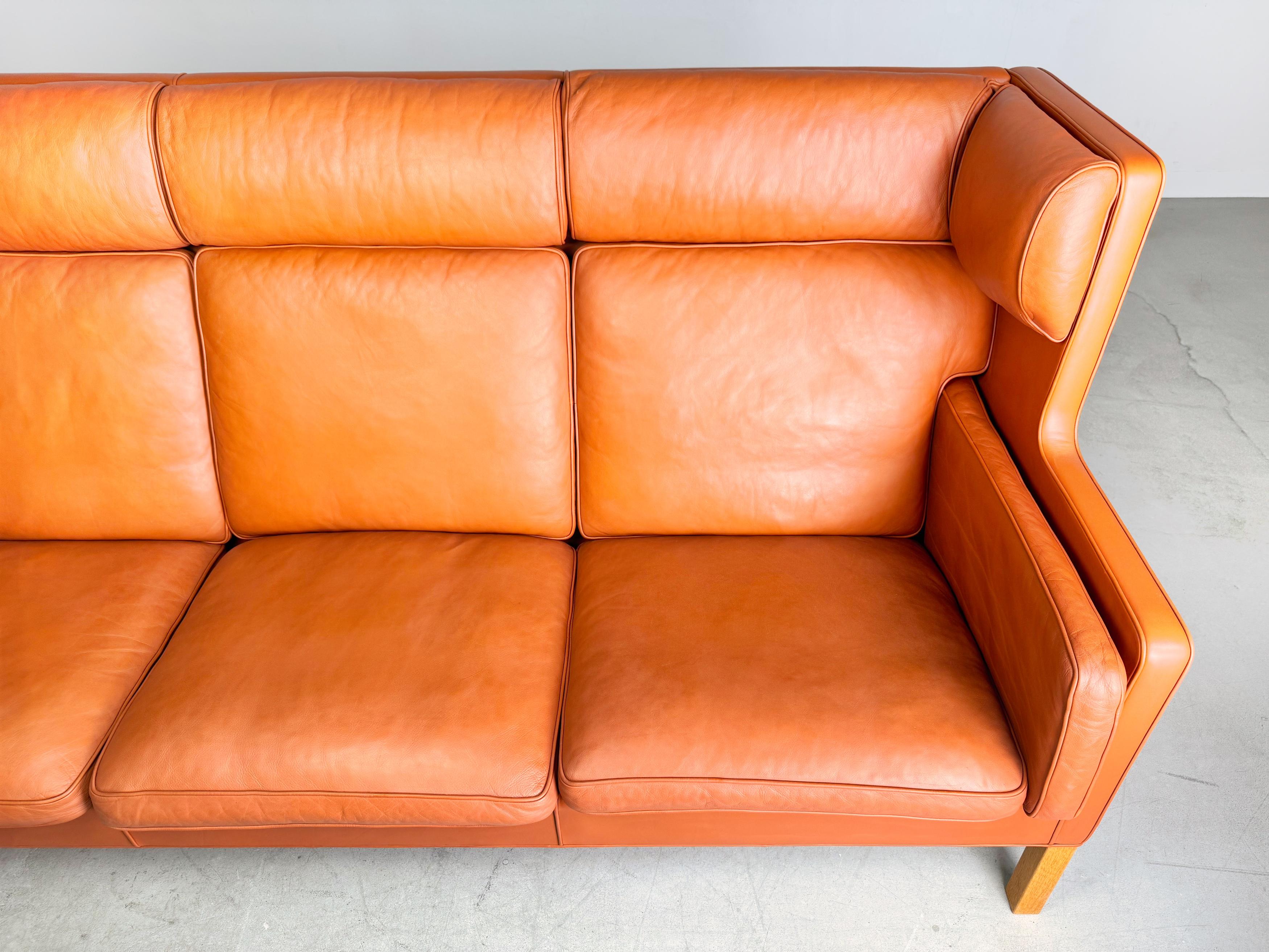 Milieu du XXe siècle Original Børge Mogensen 2193 Coupé Dreisitzer Sofa Fredericia Stolefabrik en vente
